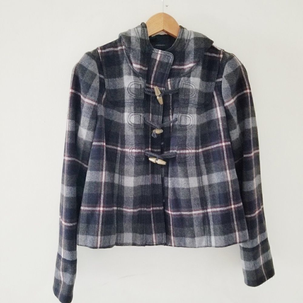 Abercrombie and Fitch Women's plaid winter coat